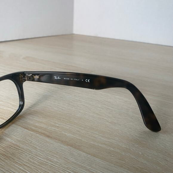 Ray-Ban RB2132 New Wayfarer 902 Sunglasses Tortoise Frames Only 52-18 Italy - Picture 6 of 8